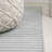 Andella High-Low Minimalist Curve Geometric Light Blue/Cream Indoor/Outdoor Rug-1478366616