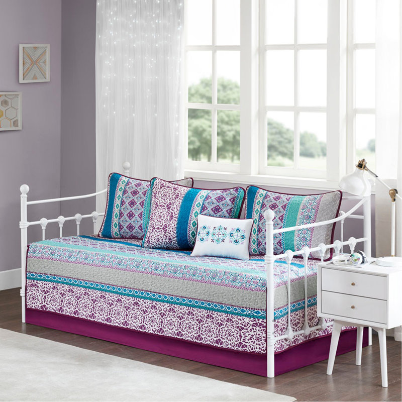 Daybed 6 Piece Boho Reversible Daybed Set