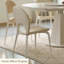 Ensemble de 2 chaises d'appoint Modern Beige