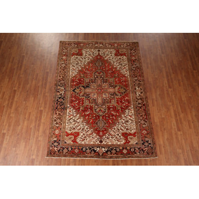Tapis géométrique rétro 7 x 10