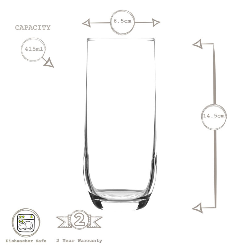 Highball Glass, 12, 415ml