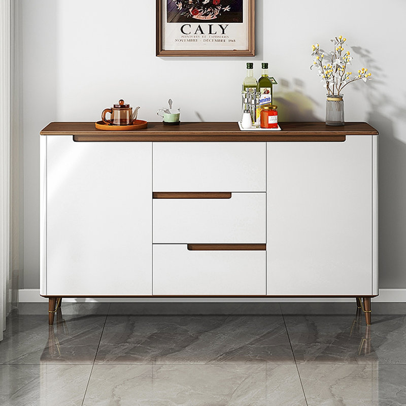 Reyly Sideboard, White, 35.43" H x 47.24" W x 15.75" D