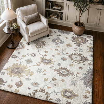 Tapis Oushak Dream Shag ADS753, lavable à la machine, de qualité supérieure