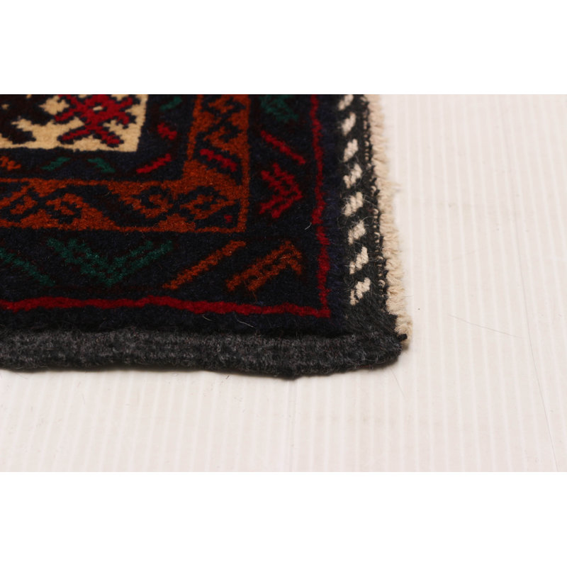 Teimani Brown, Red Rug 3'7" x 6'3"