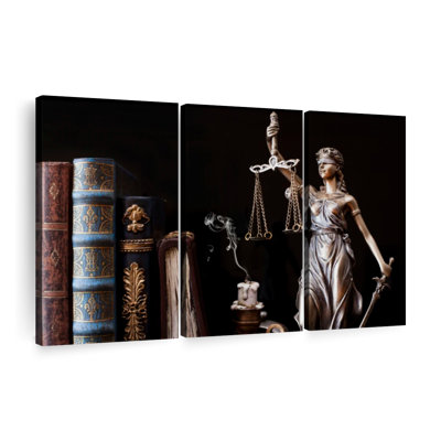 "Symbolique Lady Justice" sur toile