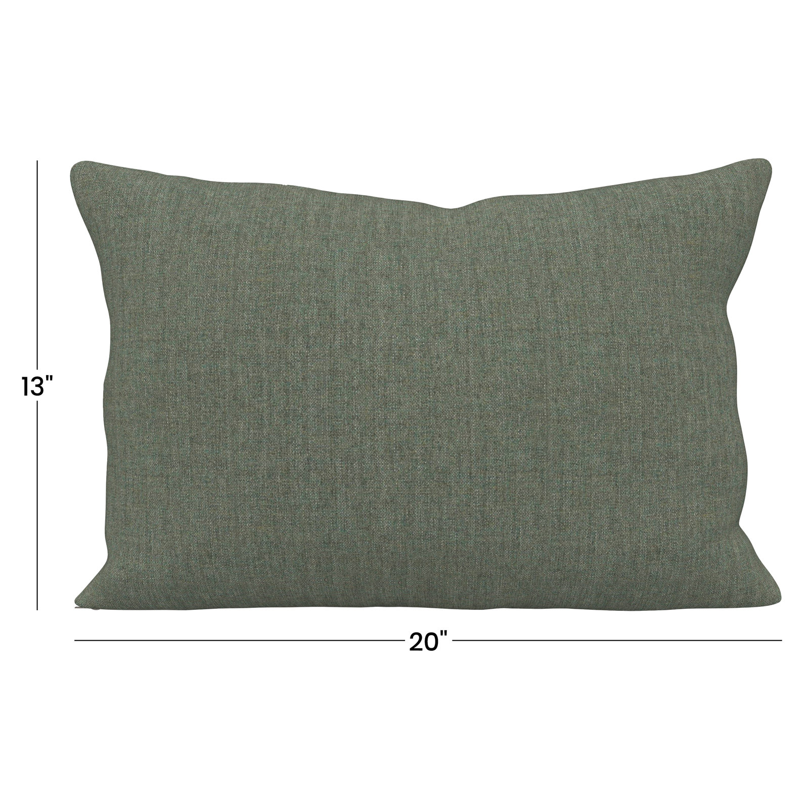 Amala Outdoor/Indoor Kidney Pillow, Cast Sage