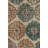 One-of-a-Kind Rectangle 3’6” X 5’2” 1960s Wool Area Rug Blue, Brown, Red, Beige