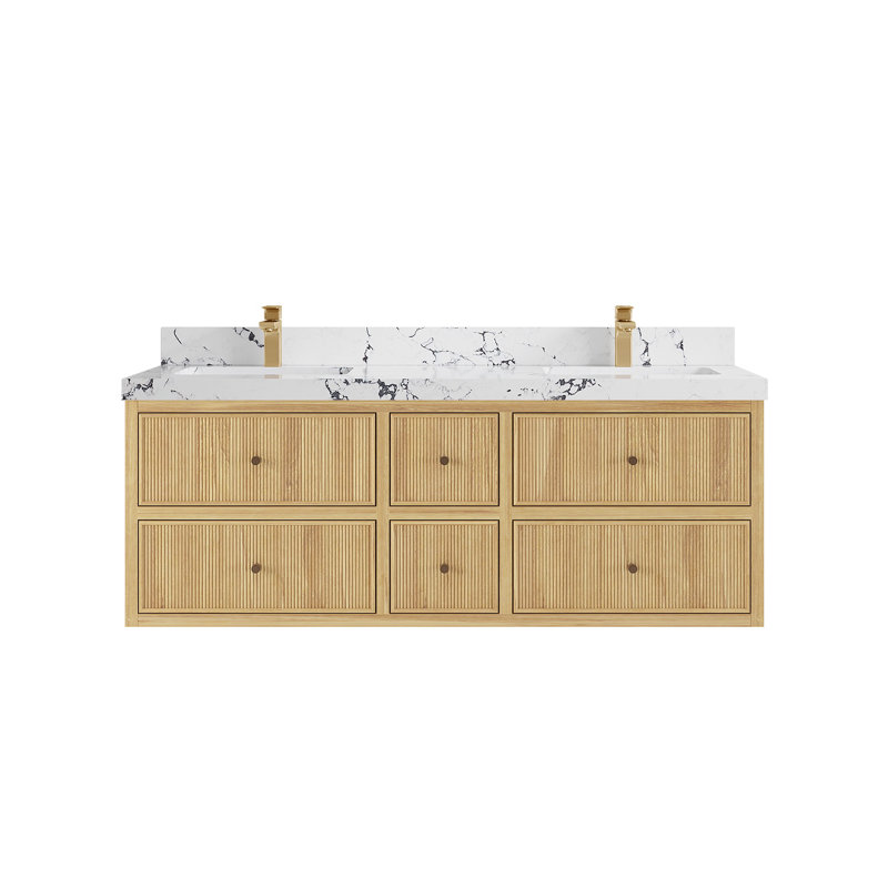 Ensemble de meuble-lavabo simple 60 po Sonoma, Viola nuit