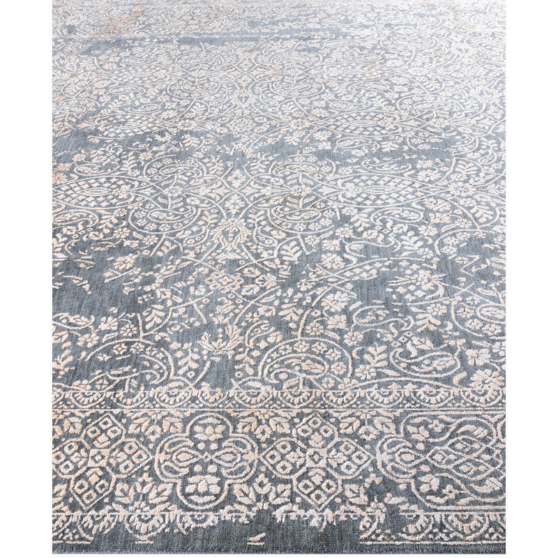 Overdyed One-of-a-Kind 9' 1" x 12' 3" Hand Knotted Area Rug