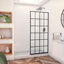 French Linea 34" W x 72" H Frameless Shower Door with ClearMax™ Technology