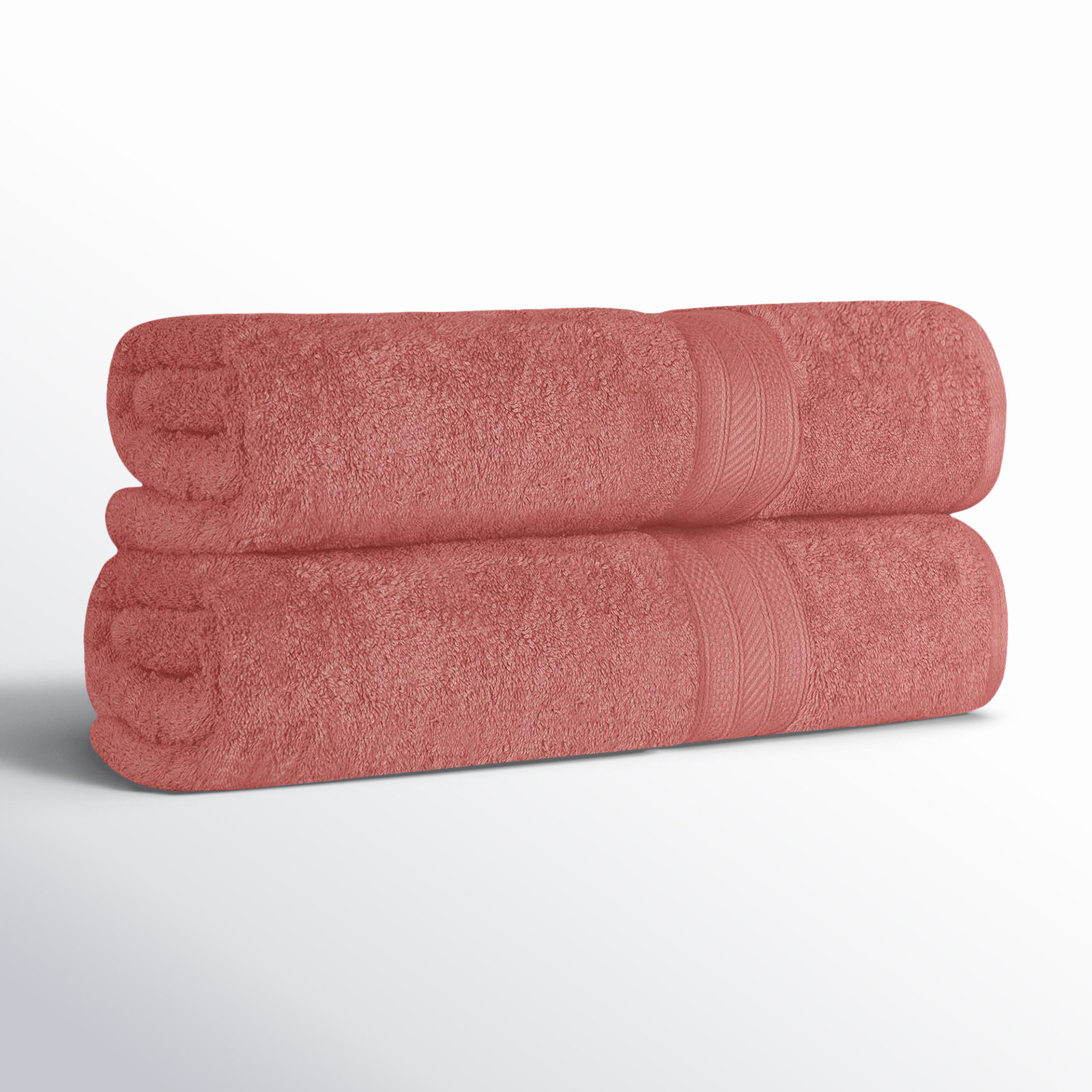 Combed Cotton Bath Sheet, Blush