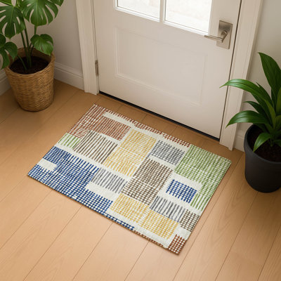 Premium Machine Washable Geometric Rug