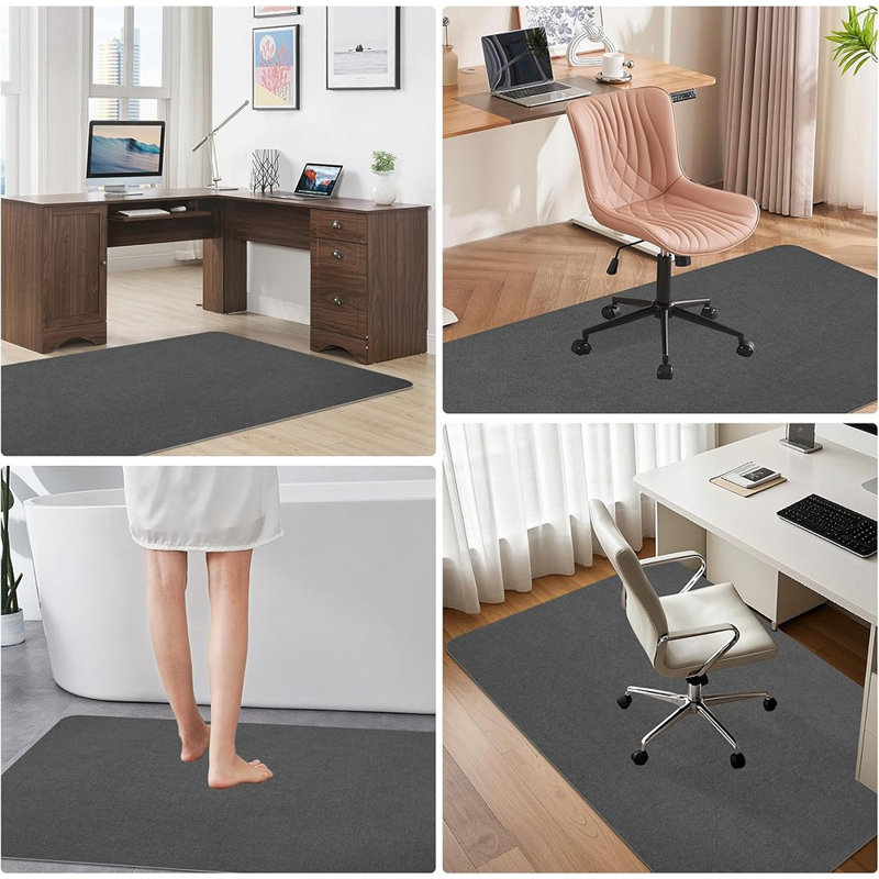 Tapis de chaise de bureau pour plancher de bois franc et carrelage