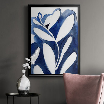 Bleu eucalyptus I - peinture à cadre unique