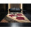 Tapis doux et moelleux au look rétro de couleur rouge Betterave Grasmere