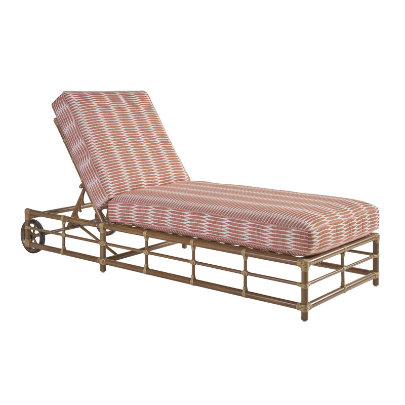 Sandpiper Bay 82" Long Reclining Single Chaise with Sunbrella Cushions