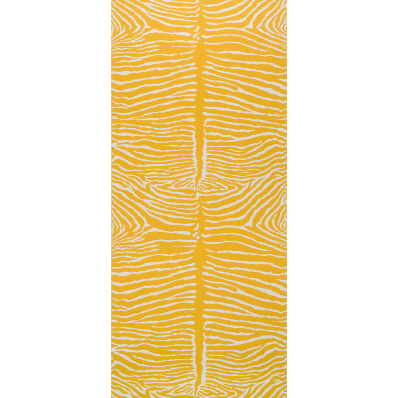Volume Le Zebre 36' L x 24" W Wallpaper Roll, Saffron