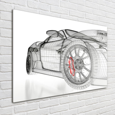 Car Grid - Unframed Art Prints on Glass