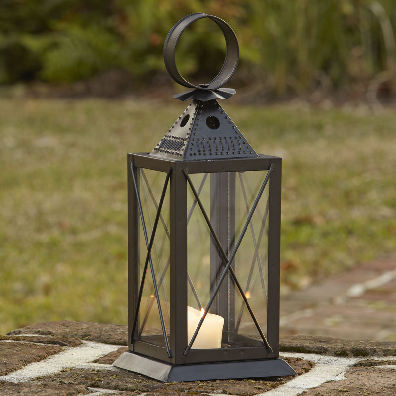 14.5'' H Metal Tabletop Lantern