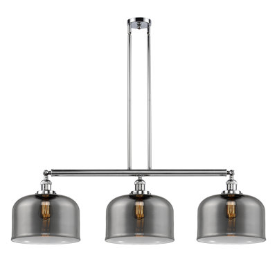 Bell - 3 Light 42" Stem Hung Island Light 