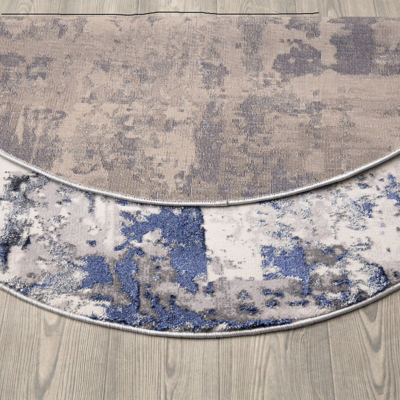 Stockard Abstract Area Rug, Round 120cm