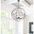 Shamaria 40-Inch Oversize 9 - Light Dimmable Globe Metal Chandelier
