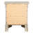 LouisPhillipe 2-Drawers Nightstand, Silver Champagne-649461752