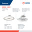 Plafonnier à DEL 14,6 po REBL, hauteur élevée de 14,6 po, 120-347 V, 24 K-30 K lumens, 35/40 / 50K commutable-106886770