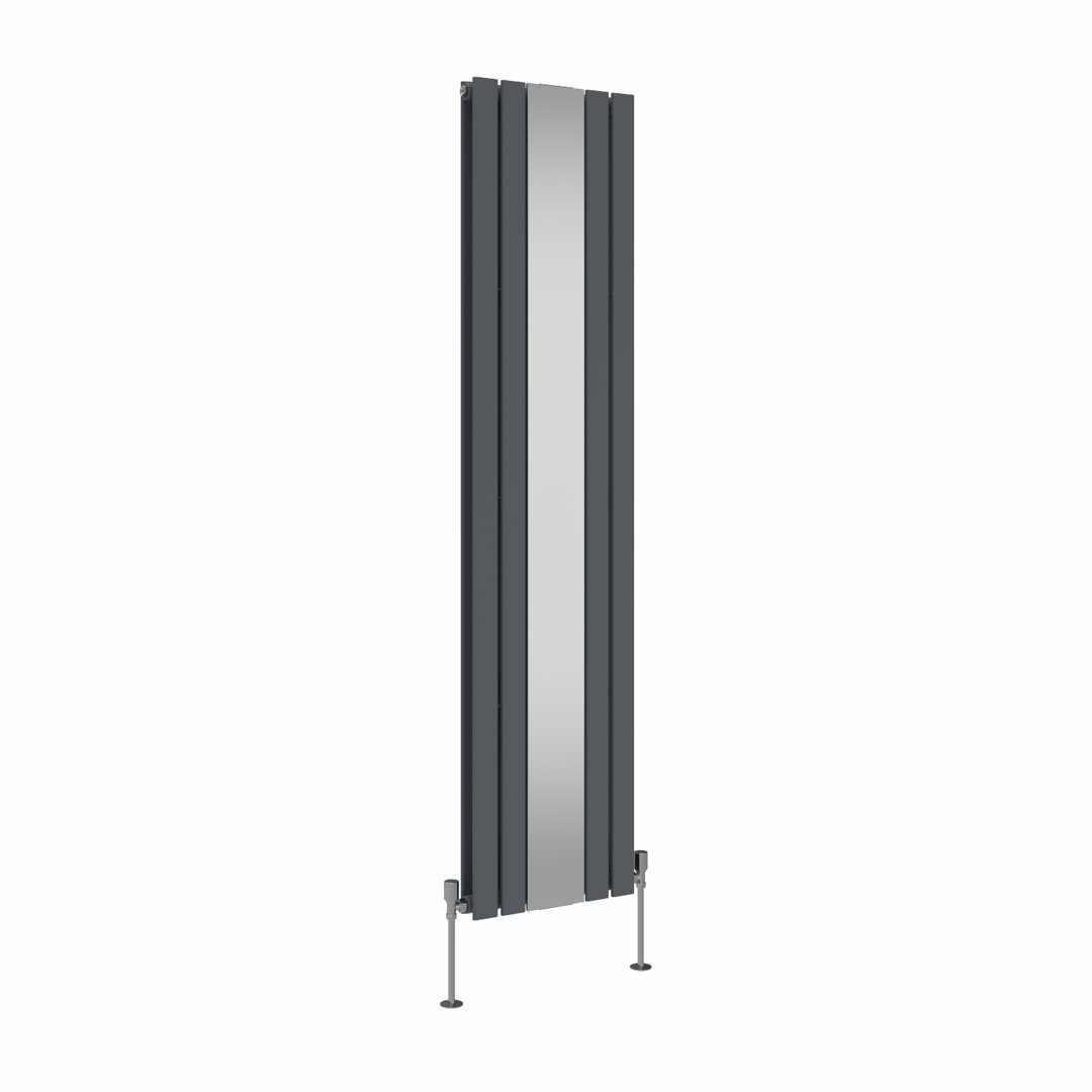 Flat Double Panel Vertical Designer Mirror Radiator
