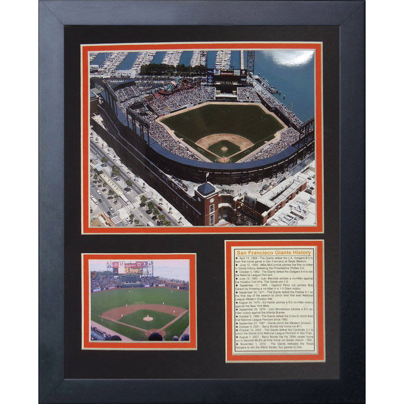 Souvenirs encadrée san francisco géants at&t park