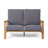 LOVESEAT+COFFEE TABLE