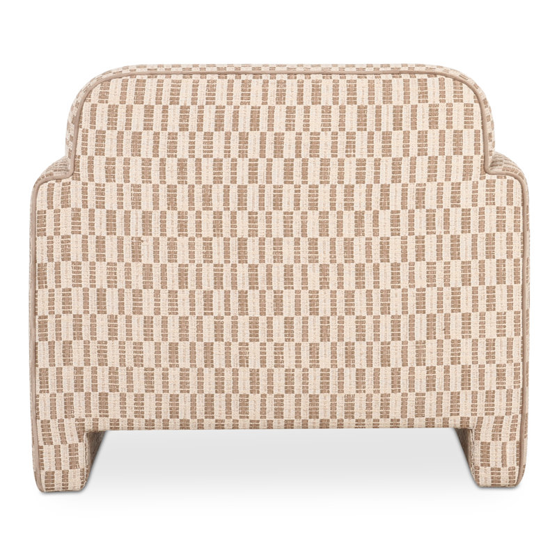 Leo Armchair, Taupe, Abstract