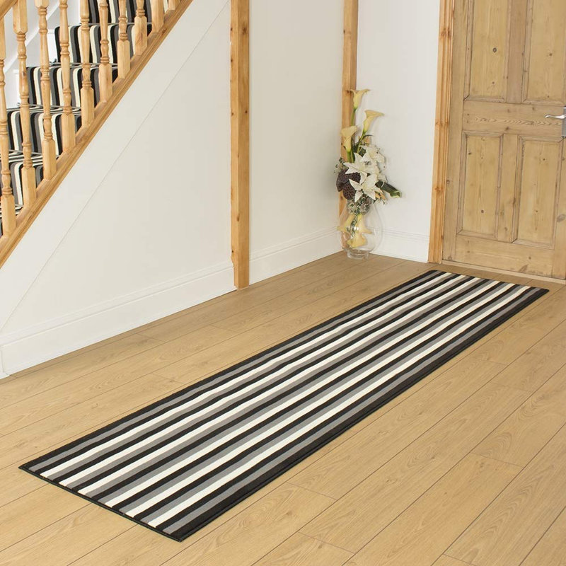 Bainsby Striped Indoor / Outdoor Area Rug, Runner 150cm x 70cm