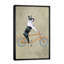 Boston Terrier On Bicycle by Coco De Paris - Print on Canvas-56678727-42159733