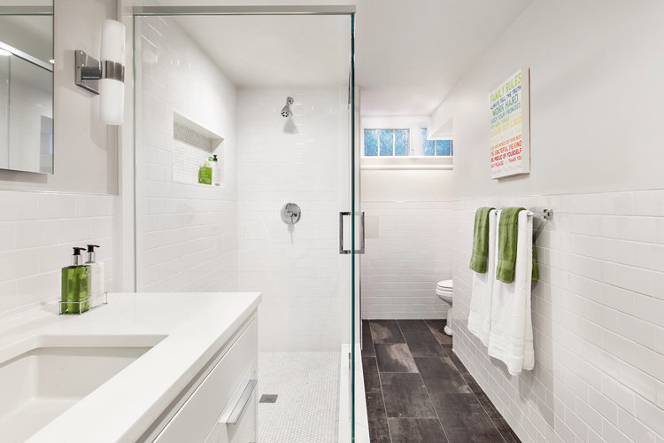 white bathroom