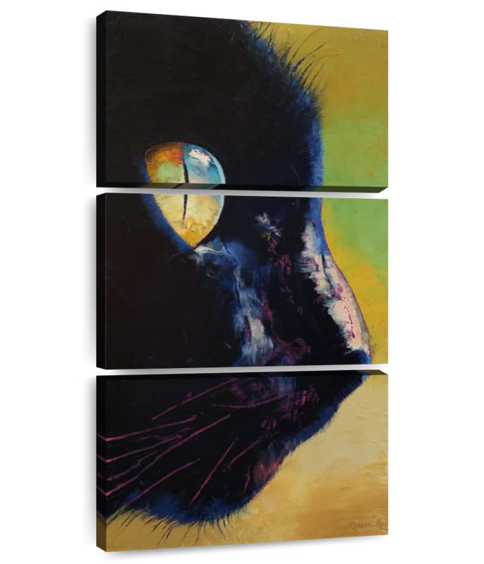 Oeil de chat, H 44 po x l 21 po