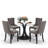4-Piece Round Pedestal Dining Set-1379818214-1398769786