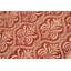 Tapis rouge / brun clair en laine noué à la main 7 pi 10 po x 9 pi 9 po Floral