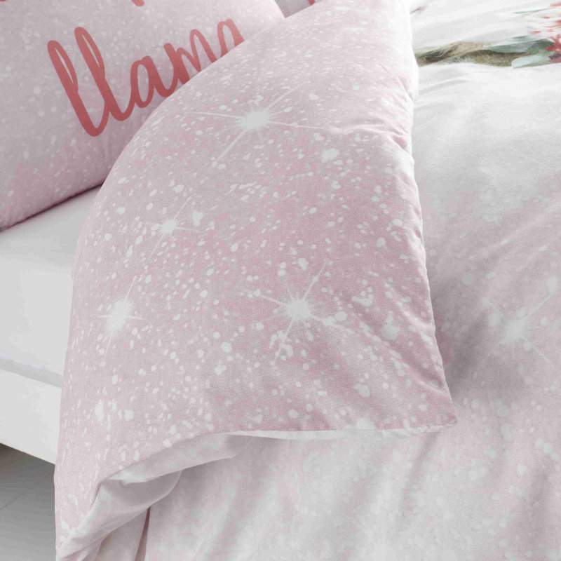 No Problama Duvet Cover Set With Pillowcases Pink, Single - 1 Standard Pillowcase