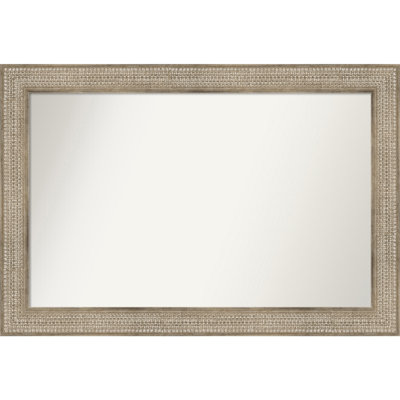 Jannice Solid Wood Wall Mirror