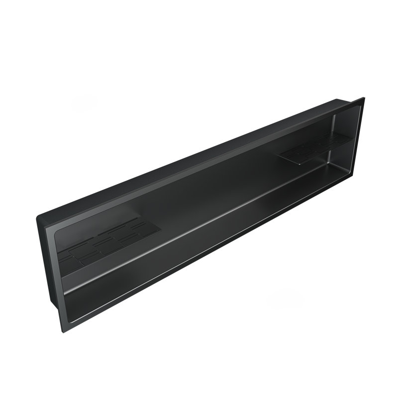 48" W X 12" H Shower Niche, Black