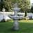 Fountains | 48 Inch Traditional Outdoor Waterfall Fountain for Garden &amp; Patio | Concrete / Cement | Waterfall