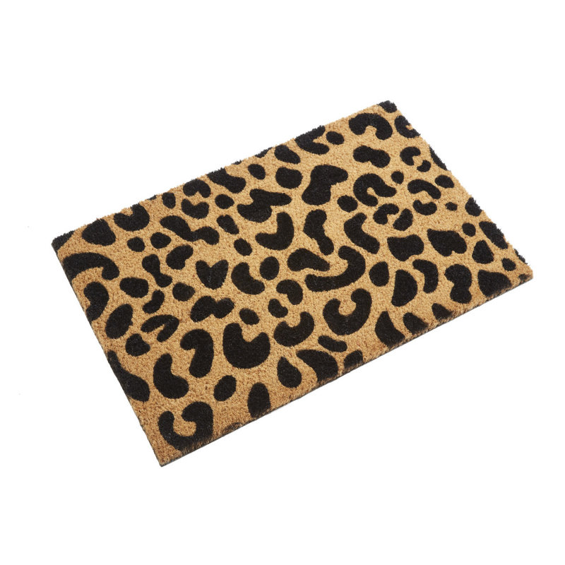 Santillan Non-Slip Animal Print Indoor / Outdoor Doormat