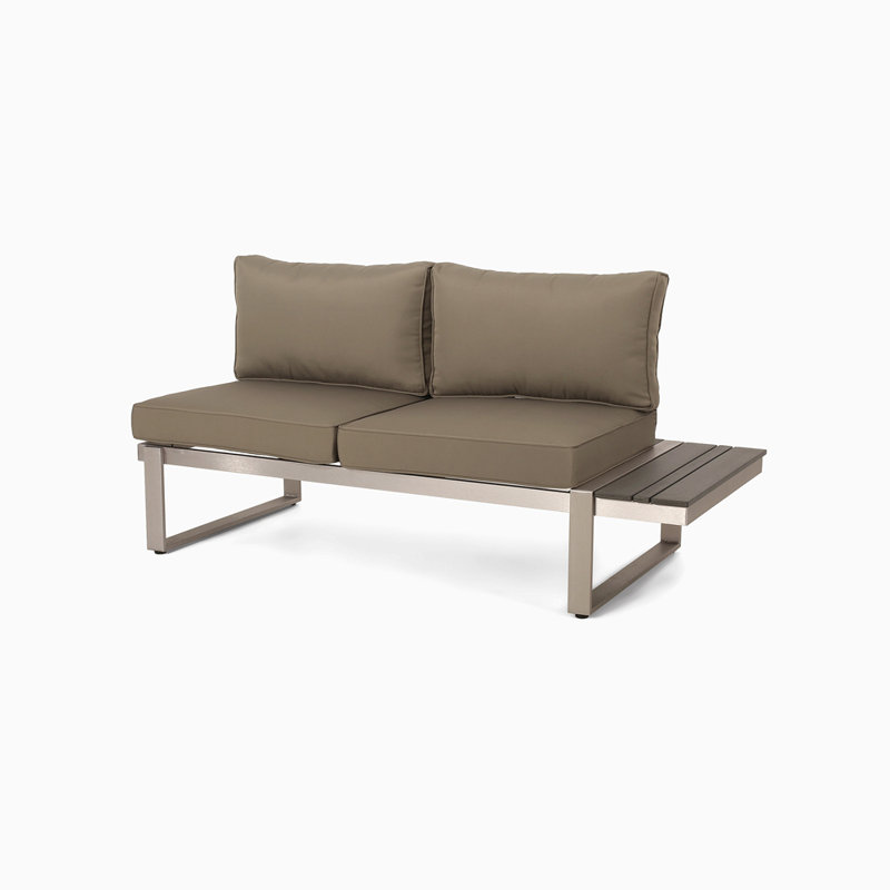 ARM SOFA  SEATER, Khaki, Right Hand Facing, Gray/Natural