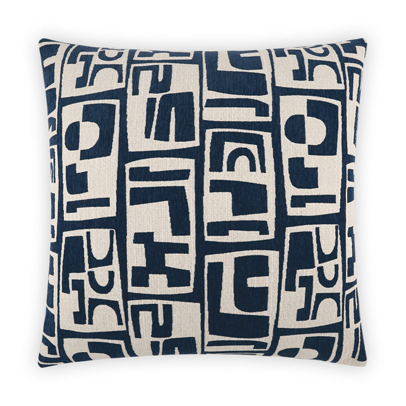 Toro Pillow Cover & Insert, Navy, Square 24"