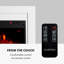 Bianca Klarstein 86cm W White Electric Fireplace