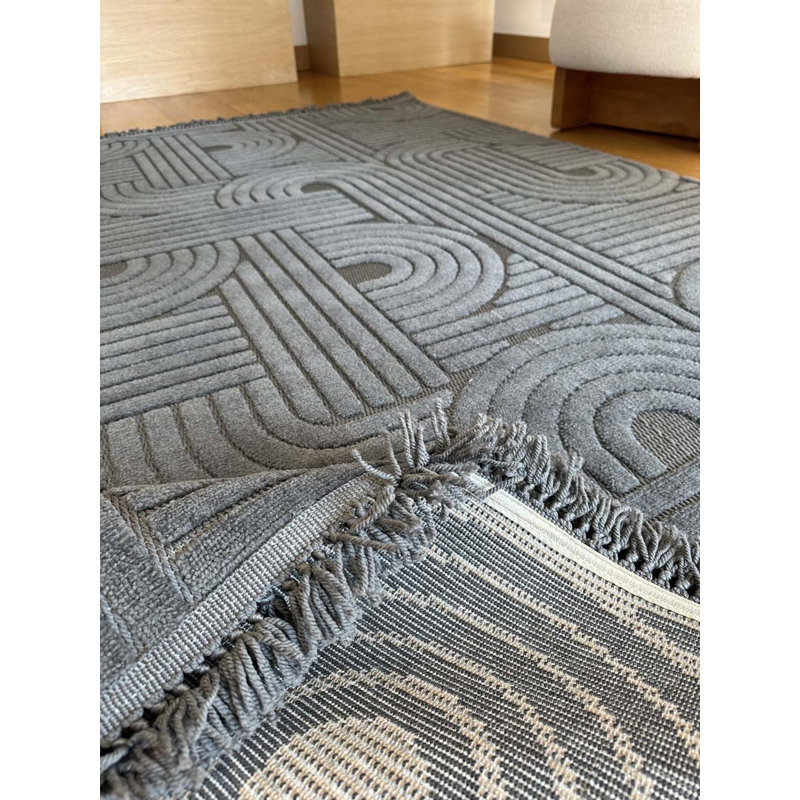 Tapis Sierra avec envers antidérapant, Rectangle 4 pi x 5 pi 11 po
