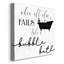 «Take a Bubble Bath», reproduction d'art textuel sur toile tendue-783257348