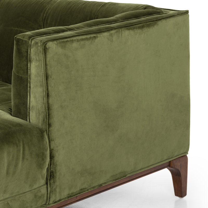 Dylan Accent Chairs, Sapphire Olive Polyester Blend