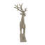 Conrad DEER 46cm Carved Wood Effect